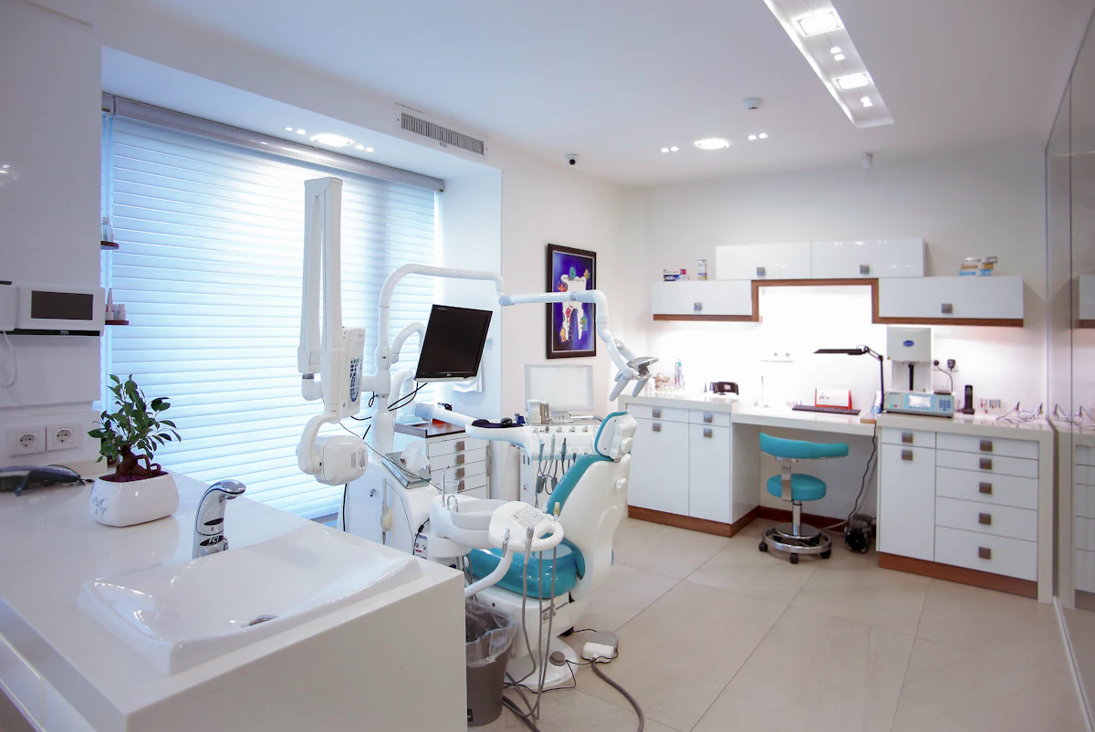 Reception area of the Healthy Xmile dental office in Miami